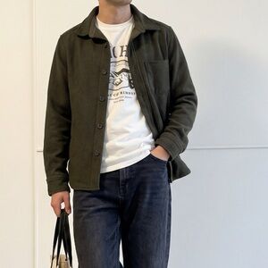 Goodfellow & Co Green Wool Shacket